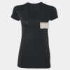 Ladies’  4.5 oz. SoftStyle Junior Fit V-Neck T-Shirt Thumbnail
