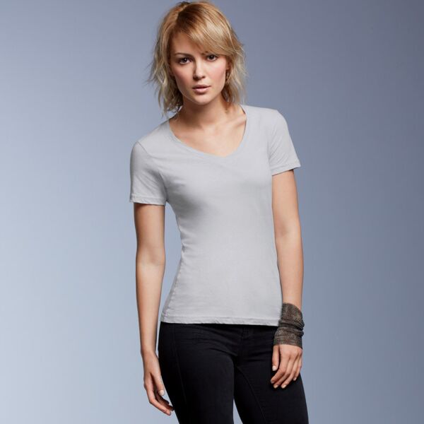 Ladies’ Featherweight V-Neck Tee Thumbnail