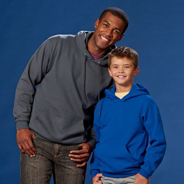 Adult EcoSmart&reg; Hooded Pullover Fleece Thumbnail