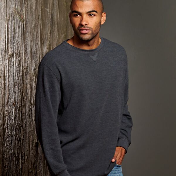 UltraClub Adult Mini Thermal Crew Neck Thumbnail