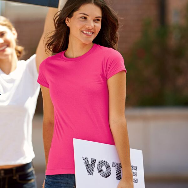 Ladies' Fashion Ring-Spun Jersey Tee Thumbnail