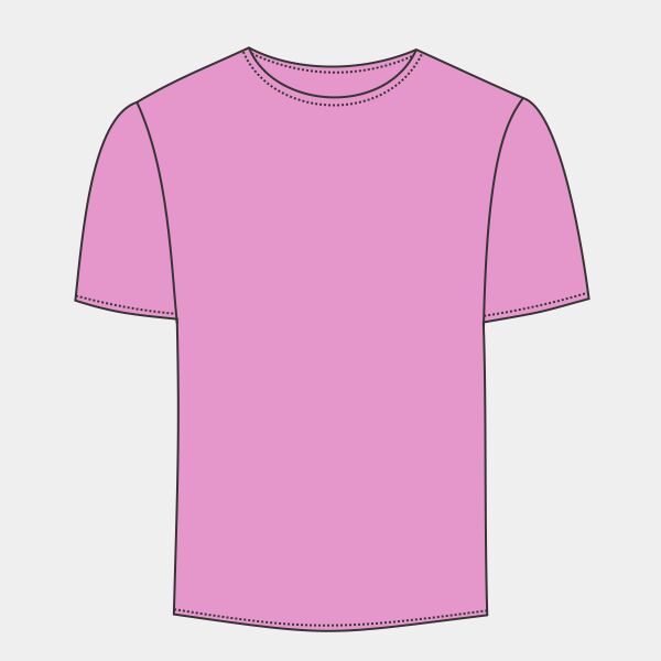 Adult Pink Ribbon Tie-Dyed Tee Thumbnail