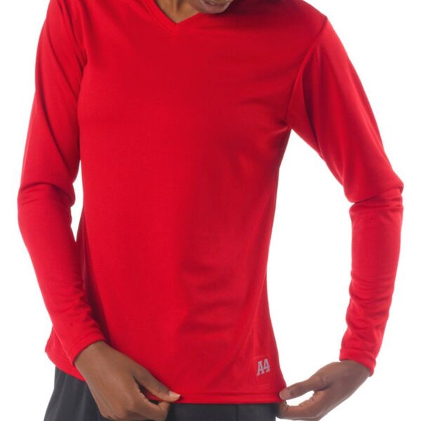 Women's Textured Tech Long-Sleeve Tee Thumbnail