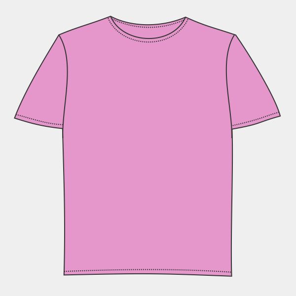 Youth Pink Ribbon Tie-Dyed Tee Thumbnail