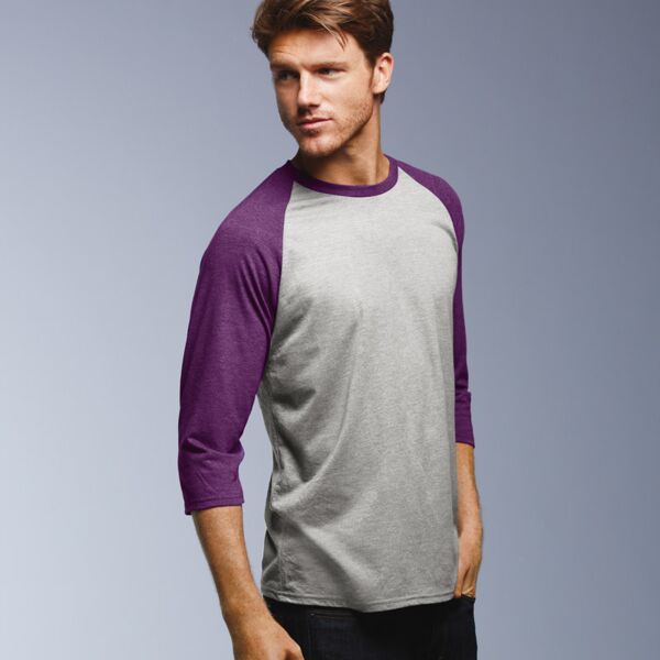 Adult Tri-Blend 3/4-Sleeve Raglan Tee Thumbnail