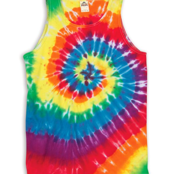 Dyenomite Adult Spiral Tank Top Thumbnail