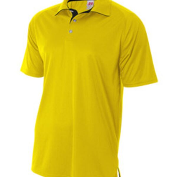 Adult Interlock Contrast Polo Thumbnail