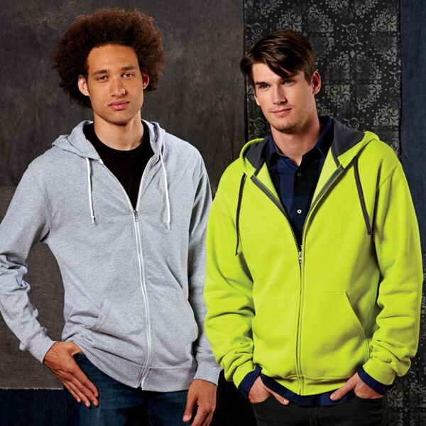 Fruit of the Loom Adult Sofspun&reg; Jersey Full-Zip Hooded Tee Thumbnail
