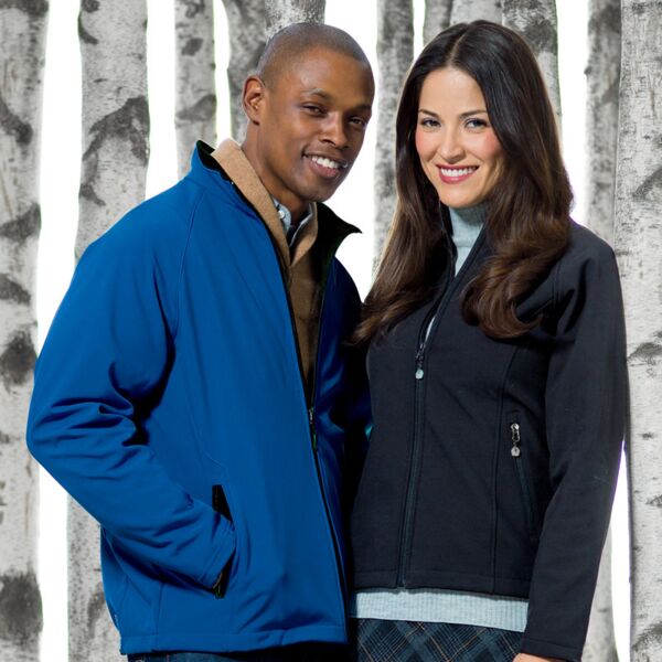 UltraClub Men's Soft Shell Jacket Thumbnail