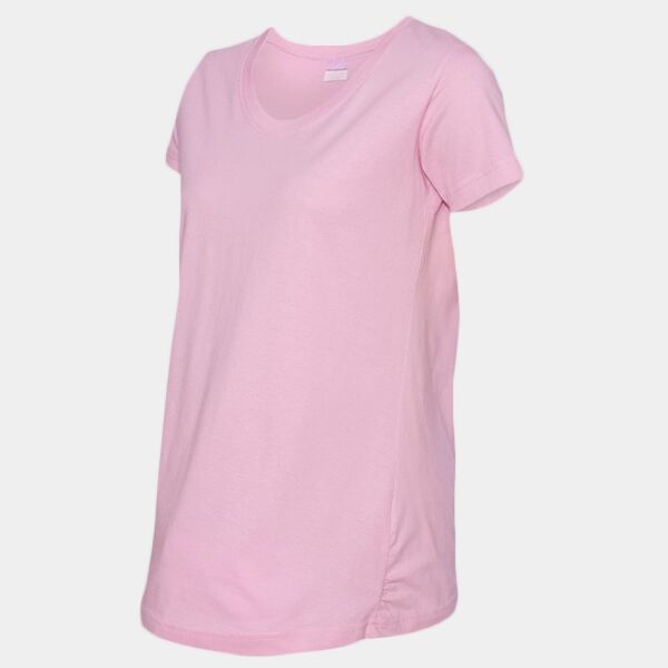 LA T Ladies Fine Jersey Maternity Top Thumbnail