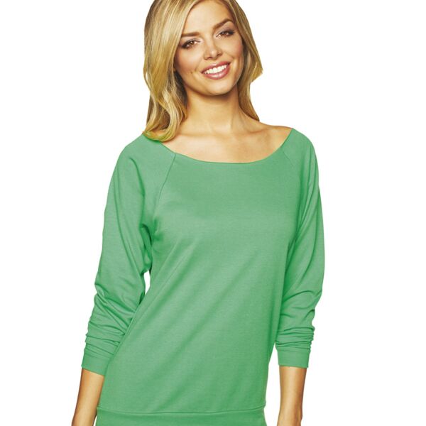 Next Level The Terry Raw-Edge 3/4-Sleeve Raglan Thumbnail