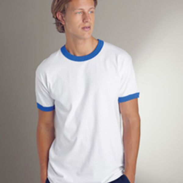 6.1 oz. Ultra Cotton® Ringer T-Shirt Thumbnail