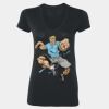 Ladies’  4.5 oz. SoftStyle Junior Fit V-Neck T-Shirt Thumbnail