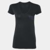 Ladies’  4.5 oz. SoftStyle Junior Fit V-Neck T-Shirt Thumbnail