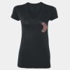 Ladies’  4.5 oz. SoftStyle Junior Fit V-Neck T-Shirt Thumbnail